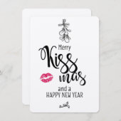 クリおもしろいスマス・グリーティング・カーメリード シーズンカード (正面/裏面)