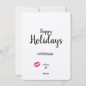 クリおもしろいスマス・グリーティング・カーメリード シーズンカード (裏面)