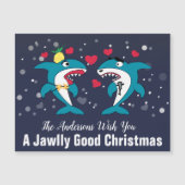 クリおもしろいスマス·サパーソナライズされたメ·クリスマス·カード (正面)