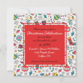 クリお洒落スマスプリント招待状 招待状 (正面)