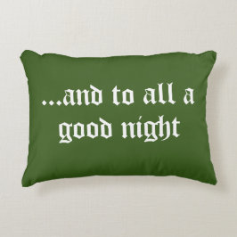 クリかわいらしスマス用緑色の枕 アクセントクッション