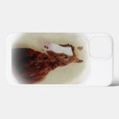 クリのブラウンの馬のウマ科のな芸術 Case-Mate iPhoneケース (裏面 (横))