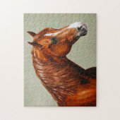 クリのモーガンの馬 ジグソーパズル (縦)