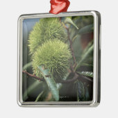 クリの木 メタルオーナメント (左)