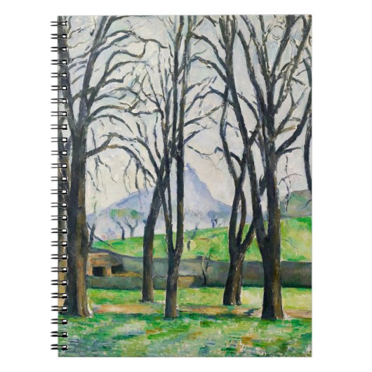 クリの木、有名な絵画 ノートブック (正面)
