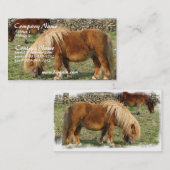 クリの馬の名刺 名刺 (正面/裏面)