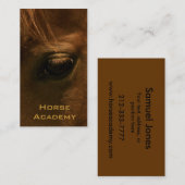 クリの馬の目 名刺 (正面/裏面)