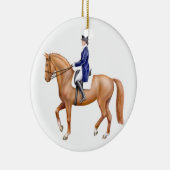 クリの馬場馬術の馬のオーナメント セラミックオーナメント (右)