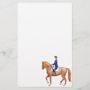 クリの馬場馬術の馬の文房具 便箋