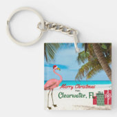 クリアウォーターからのメリークリスマス キーホルダー (正面)