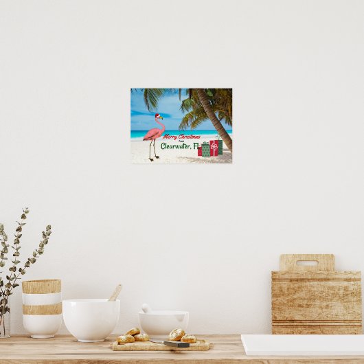 クリアウォーターからのメリークリスマス ポスター (キッチン)
