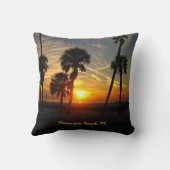 クリアウォータービーチサンセット クッション (裏面)