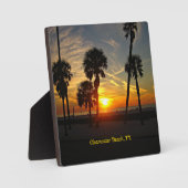 クリアウォータービーチサンセット フォトプラーク (正面)