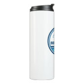 クリアウォータービーチフロリダパームツリーバード タンブラー (回転左)