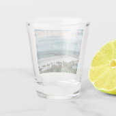 クリアウォータービーチフロリダビーチシーン ショットグラス (裏面)