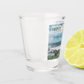 クリアウォータービーチフロリダビーチシーン ショットグラス (左)