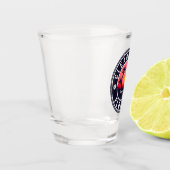 クリアウォータービーチフロリダレトロサンセットディ土産 ショットグラス (左)