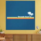 クリアウォータービーチフロリダ キャンバスプリント (インサイチュ (リビング))