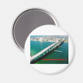 クリアウォータービーチフロリダ マグネット (正面/裏面)