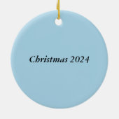 クリアウォータービーチレトロヴィネット セラミックオーナメント (裏面)