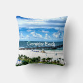 クリアウォータービーチ，フロリダ，休暇の目的地 クッション (裏面)