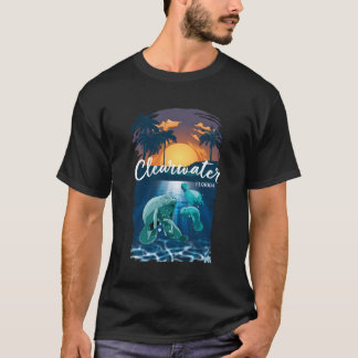 クリアウォーターフロリダシャツマナータイプギフトウォム男性へム Tシャツ