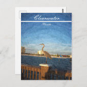 クリアウォーターフロリダビーチの場 ポストカード (正面/裏面)