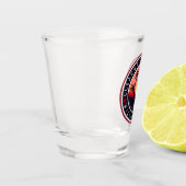 クリアウォーターフロリダビーチレトロサンセットサミナリー80s ショットグラス (左)