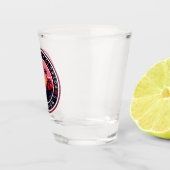 クリアウォーターフロリダビーチレトロサンセットサミナリー80s ショットグラス (右)