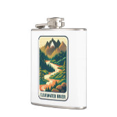 クリアウォーターリバーアイダホの色 フラスク (左)