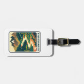 クリアウォーターリバーアイダホの色 ラゲッジタグ (正面横)