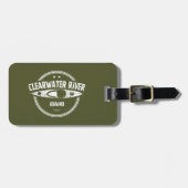 クリアウォーターリバーアイダホカヤック ラゲッジタグ (正面横)