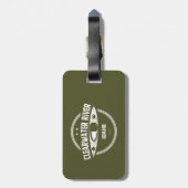 クリアウォーターリバーアイダホカヤック ラゲッジタグ (裏面縦)