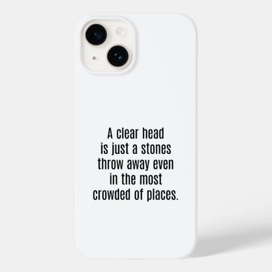 クリアヘッド iPhoneケース Case-Mate iPhoneケース (裏面)