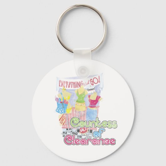 クリアランスの数 キーホルダー (正面)