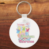 クリアランスの数 キーホルダー (正面)