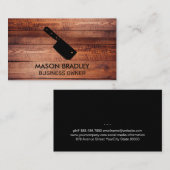 クリアーナイフ |木製ボード 名刺 (正面/裏面)