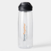 クリア 25オンス CamelBak Eddyボトル ウォーターボトル (背面)