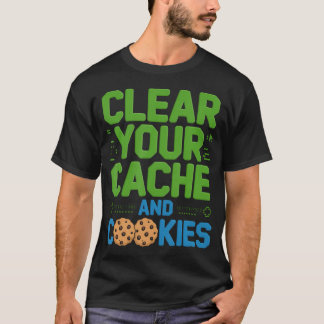 クリアCookieソフトウェア開発者コーディング Tシャツ