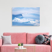 クリウチェフスコイ火山から放出されるプルーム。 キャンバスプリント (インサイチュ (リビング))