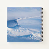 クリウチェフスコイ火山から放出されるプルーム。 ノートブック (裏面)