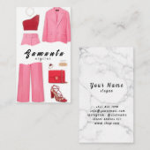 クリエイティビティがファッションと出会う場所、クロージェア スタイリスト 名刺 (正面/裏面)