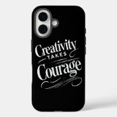 クリエイティビティが勇気を持つアートインスパイアデザイン Case-Mate iPhoneケース (裏面)
