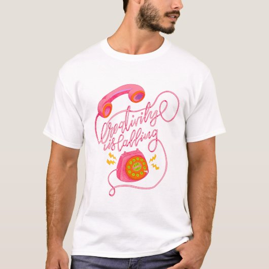 クリエイティビティが呼び出す! Tシャツ (正面)