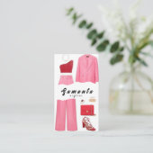 クリエイティビティとオートクチュールの出会い 名刺 (スタンド正面)