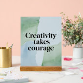 クリエイティビティは勇気を引き出すオプション2 アクリルサイン (ウェディング)