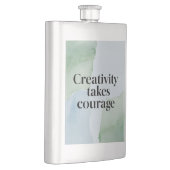 クリエイティビティは勇気を引き出すオプション2 フラスク (右)