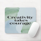 クリエイティビティは勇気を引き出すオプション2 マウスパッド (マウス)