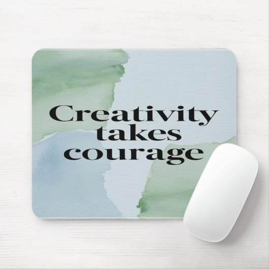 クリエイティビティは勇気を引き出すオプション2 マウスパッド (マウス)