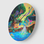 クリエイティビティ時計の時間 ラージ壁時計 (傾斜)